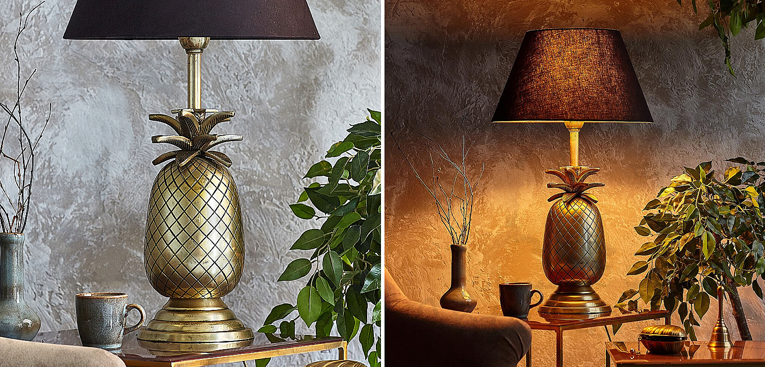 Настольная лампа Pineapple Lampshade Table Lamp Настольная лампа Pineapple Lampshade Table Lamp - Loft-Concept в Омске