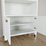 Книжный Стеллаж Elsa Dreams White с задней стенкой варинант исполнения - 3 | Loft Concept в Омске