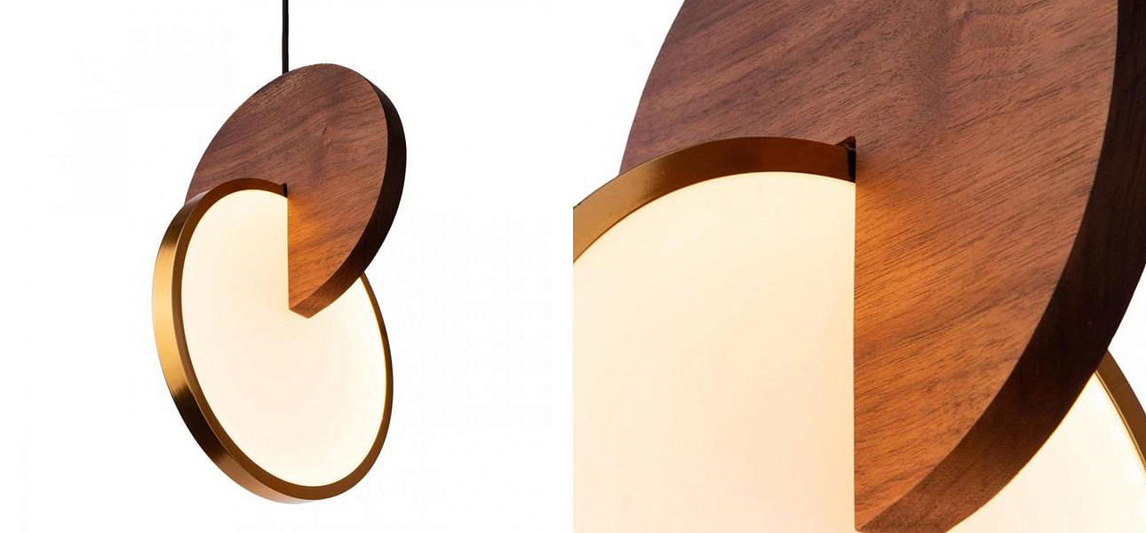 Подвесной светильник Eclipse Pendant Light Wood Подвесной светильник Eclipse Pendant Light Wood - Loft-Concept в Омске