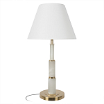 Настольная лампа с белым конусовидным абажуром More Tender варинант исполнения - 1 | Loft Concept в Омске