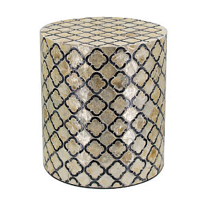 Столик круглый с инкрустацией мозаика Stella