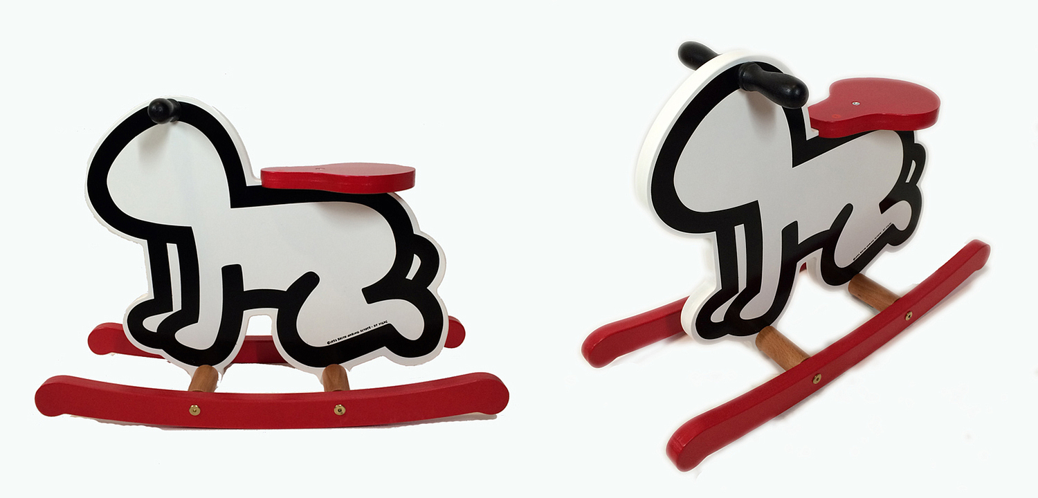 Детская деревянная качалка VILAC KEITH HARING ROCKER BABY TOY-WHITE Детская деревянная качалка VILAC KEITH HARING ROCKER BABY TOY-WHITE - Loft-Concept в Омске