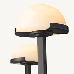 Люстрас 6-ю мраморными плафонами в форме купола Light Warm Light варинант исполнения - 1 | Loft Concept в Омске