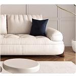 Диван кожаный с каркасом из массива дерева Furniture Medieval варинант исполнения - 4 | Loft Concept в Омске