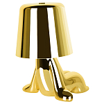 Настольная лампа фигурная цвета золото с гладким абажуром Высота 16 см Sophia варинант исполнения - 6 | Loft Concept в Омске