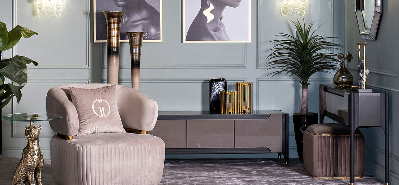 Ваза бежевый конус Sophia 100 Ваза бежевый конус Sophia 100 - Loft-Concept в Омске