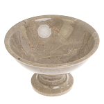 Конфетница из бежевого мрамора Stone Candy Bowl варинант исполнения - 2 | Loft Concept в Омске