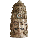 Арт-объект на стену Маска из массива акации Acacia Mask варинант исполнения - 6 | Loft Concept в Омске