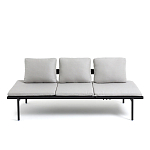 Диван-шезлонг черный Annet варинант исполнения - 1 | Loft Concept в Омске