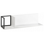 Полка навесная белая открытая Strict Lines  варинант исполнения - 1 | Loft Concept в Омске