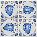 Плитка с узором Мое сердце варинант исполнения - 1 | Loft Concept в Омске