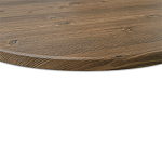 Стол журнальный c коричневой круглой столешницей на трех металлических ножках Charm Coffee Table варинант исполнения - 4 | Loft Concept в Омске