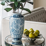 Ваза с синим цветочным орнаментом Blue & White Ornament  варинант исполнения - 4 | Loft Concept в Омске
