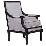 Кресло Harry Armchair black and grey velour варинант исполнения - 1 | Loft Concept в Омске