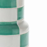 Ваза из фаянса Brighter than the Stars с шахматным принтом бирюзового цвета  варинант исполнения - 2 | Loft Concept в Омске