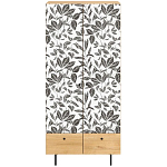 Шкаф с принтом Leaf bouquet варинант исполнения - 2 | Loft Concept в Омске