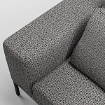 Мебельная ткань Шенилл серый цвет 142 см T4-46 варинант исполнения - 9 | Loft Concept в Омске