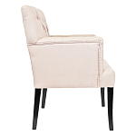 Кресло Addison Chic Armchair beige flax варинант исполнения - 1 | Loft Concept в Омске