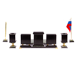 Настольный письменный набор из нефрита на ножках Executive Recruitment варинант исполнения - 5 | Loft Concept в Омске