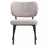 Стул мягкий с серо-бежевой буклированной обивкой Inspiration from Provence варинант исполнения - 1 | Loft Concept в Омске