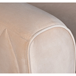 Кресло велюровое бежевое Cubic Silhouette варинант исполнения - 3 | Loft Concept в Омске