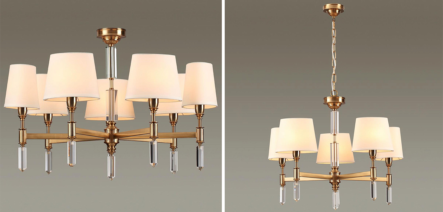 Люстра Ramona White Chandelier Люстра Ramona White Chandelier - Loft-Concept в Омске