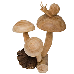 Статуэтка из дерева улитка Animals of the World варинант исполнения - 2 | Loft Concept в Омске