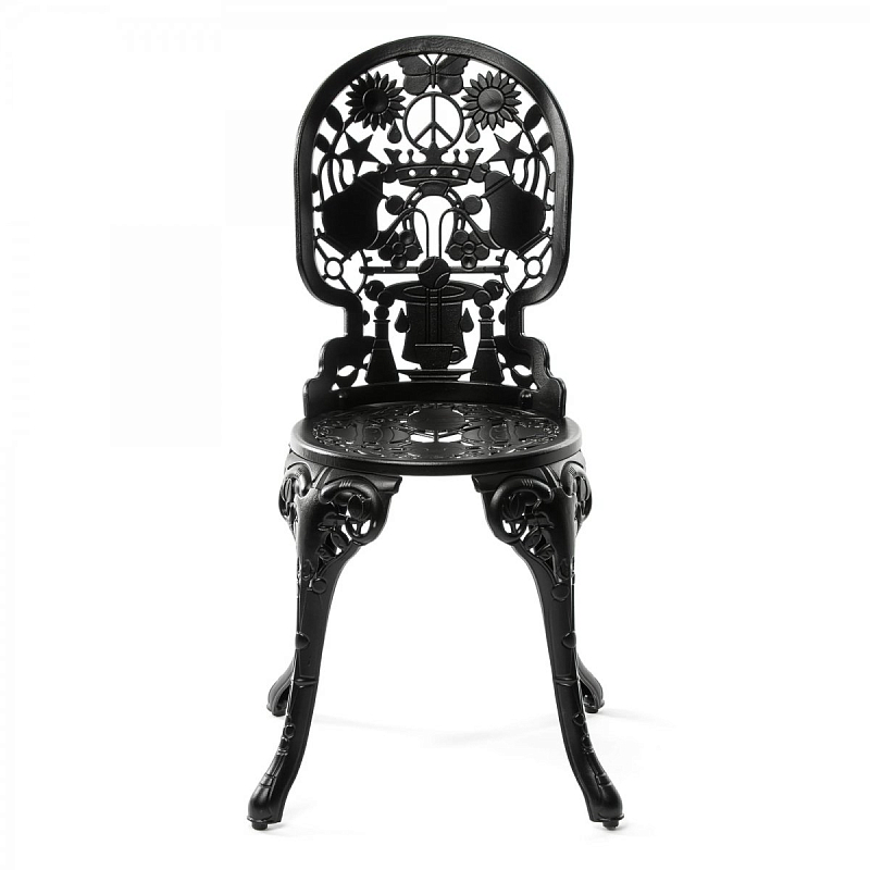Стул Seletti Industry Collection ALUMINIUM CHAIR – BLACK Черный Стул Seletti Industry Collection ALUMINIUM CHAIR – BLACK Черный в Омске | Loft Concept
