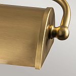 Светильник для картин цвета состаренная латунь с широким плафоном на прямоугольном основании Elstead Lighting варинант исполнения - 11 | Loft Concept в Омске