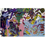 Homer Simpson in Paradise картина акрил на холсте варинант исполнения - 4 | Loft Concept в Омске