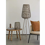 Торшер с плетеным металлическим плафоном Wicker Iron Lamp варинант исполнения - 2 | Loft Concept в Омске