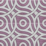 Дизайнерская плитка с узором Петли варинант исполнения - 3 | Loft Concept в Омске