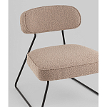 Кресло лаунж Kate букле капучино варинант исполнения - 2 | Loft Concept в Омске