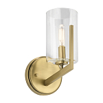 Бра с прозрачным плафоном в форме цилиндра Kichler варинант исполнения - 1 | Loft Concept в Омске