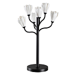 Настольная лампа с ветвями и белыми фарфоровыми цветами Floralis варинант исполнения - 1 | Loft Concept в Омске