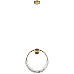 Подвесной светильник с плафоном в виде кольца Gilbertine Ring Hanging Lamp варинант исполнения - 2 | Loft Concept в Омске