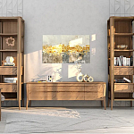 Витрина правая из массива дуба с 5-ю полками и 2-мя ящиками Tasteful Furniture варинант исполнения - 2 | Loft Concept в Омске