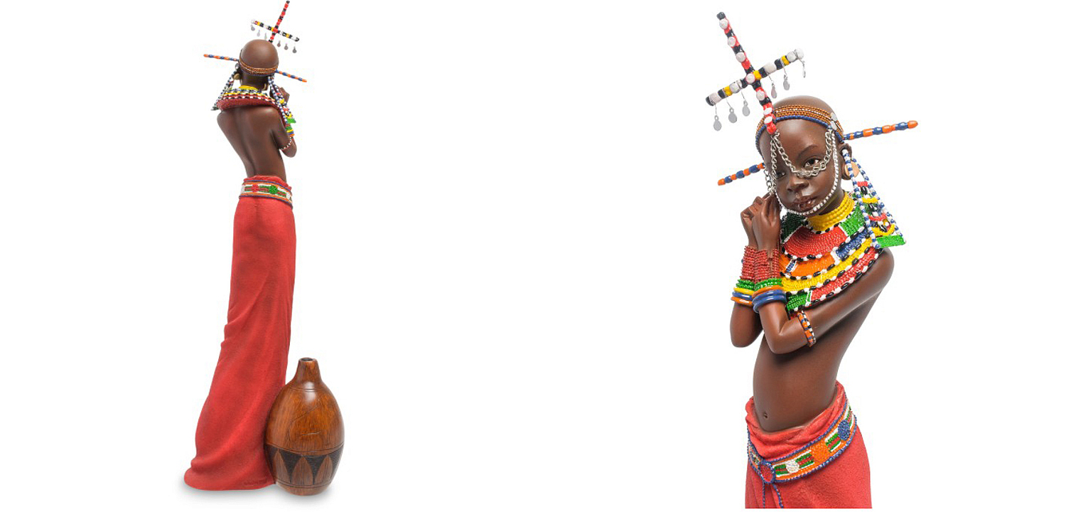 Статуэтка Tribe girl Masai Статуэтка Tribe girl Masai - Loft-Concept в Омске