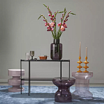 Кофейный столик стеклянный Elegant Lilac Glass Model варинант исполнения - 1 | Loft Concept в Омске