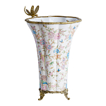 Ваза с бронзовой стрекозой Paradise Dragonfly варинант исполнения - 2 | Loft Concept в Омске