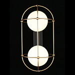 Бра настенное с 2 белыми плафонами Karina варинант исполнения - 1 | Loft Concept в Омске