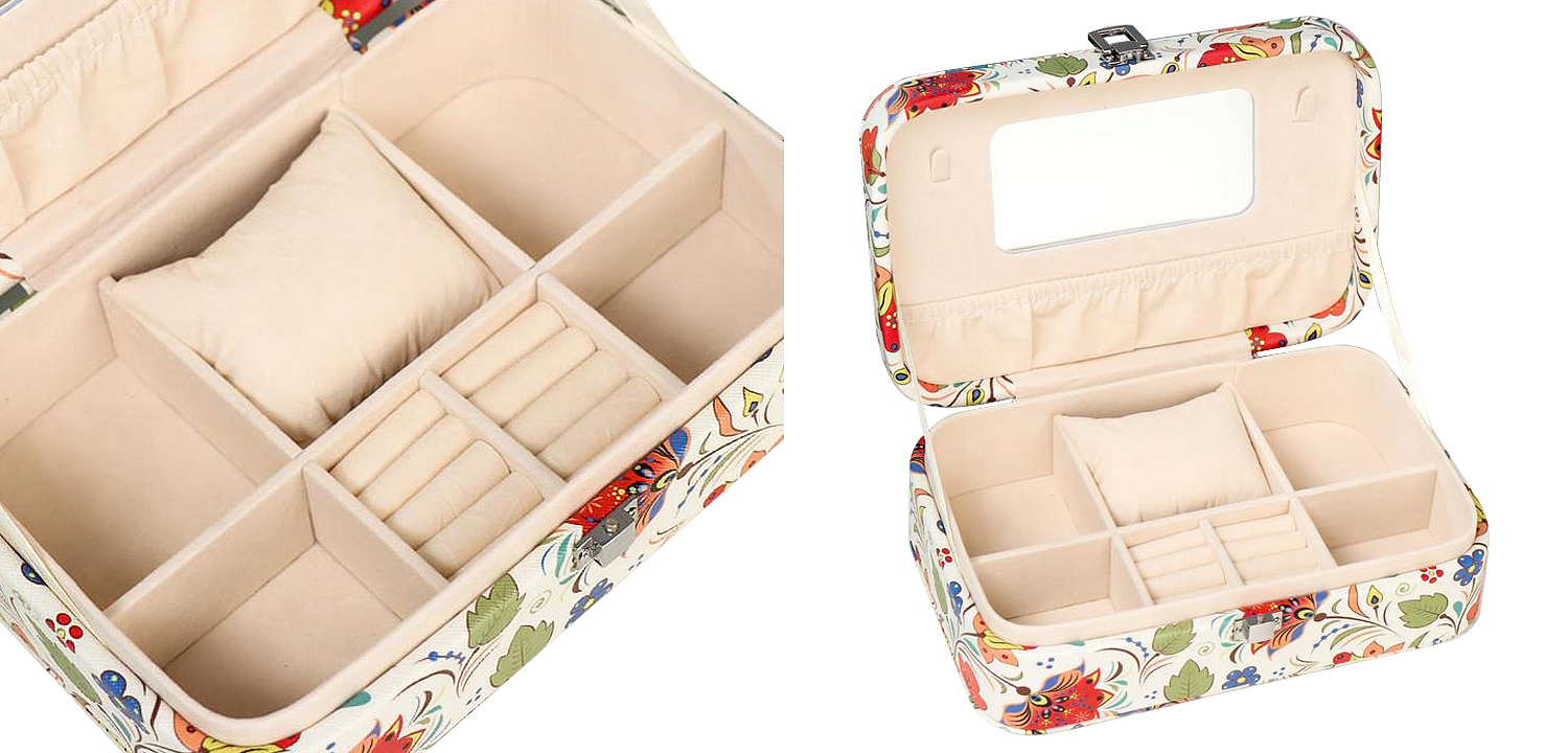 Шкатулка Multicilored Floral Pattern Jewerly Organizer Box Шкатулка Multicilored Floral Pattern Jewerly Organizer Box - Loft-Concept в Омске