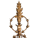 Бра настенное с цветочным мотивом Vintage Luxury варинант исполнения - 1 | Loft Concept в Омске