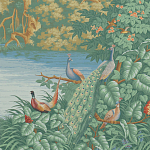 Обои ручная роспись Le Brésil Paille варинант исполнения - 1 | Loft Concept в Омске