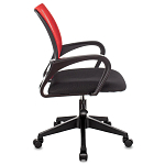 Офисное кресло с основанием из черного пластика Desk chairs Red варинант исполнения - 3 | Loft Concept в Омске