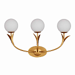 Бра с золотым каркасом в виде стебля с листьями Inspired by Nature варинант исполнения - 3 | Loft Concept в Омске