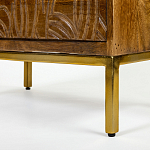 Прикроватная тумба с фактурным фасадом Termite варинант исполнения - 6 | Loft Concept в Омске