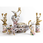 Фарфоровый подсвечник Лебедь с ангелом Asse варинант исполнения - 2 | Loft Concept в Омске