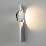 Бра с круглым зеркальным диском на прямоугольном соновании Reflection Circle Glow варинант исполнения - 5 | Loft Concept в Омске