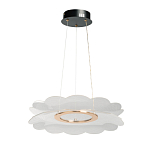 Люстра с прозрачным волнистым плафоном в форме цветка Ethereal Bloom варинант исполнения - 2 | Loft Concept в Омске